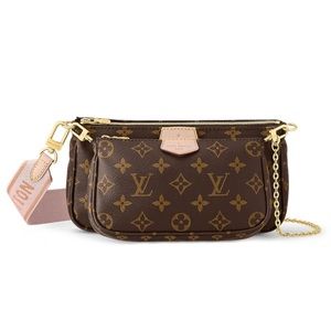 Louis Vuitton Pink Strap Multi Pochette Accessoires